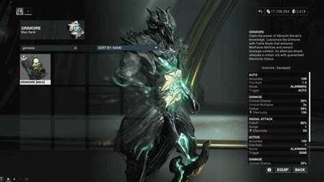 warframe book weapon|Warframe Grimoire (How to Get, Crafting, Mods & Skins).